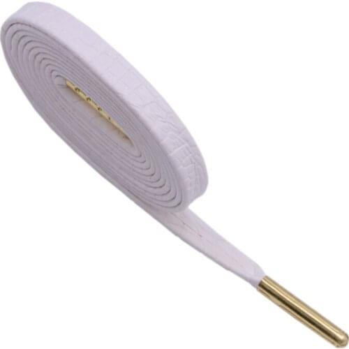 7MM Flat Type Innovative Shoe Accessories With Metal Tip Women Boots Fashion Shoelaces Zapatillas Mujer Drop-Shipping