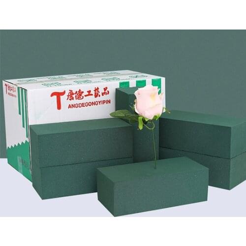 1pcs Floral Foam Block Flower Styrofoam Bricks Wedding Flower Holder Florist Blocks For Wedding Party Garden Floristry Decor