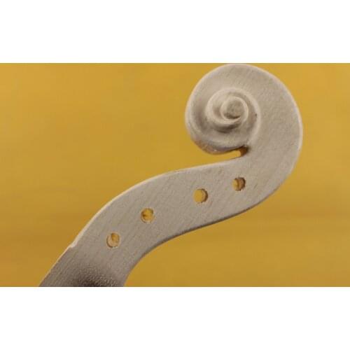 1pc hand carved Student Maple White Viola Neck 16 Viola Pars