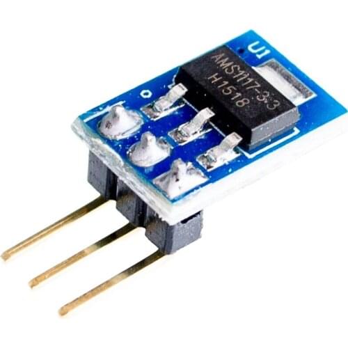 10PCS/LOT DC 5V to 3.3V Step-Down Power Supply Module AMS1117-3.3 LDO 800MA