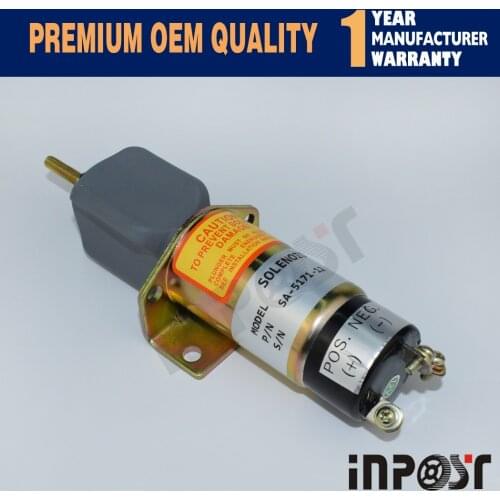 12V 1502-12C3U1B1S1A SA-5171 STOP SOLENOID FOR YANMAR KUBOTA BOBCAT