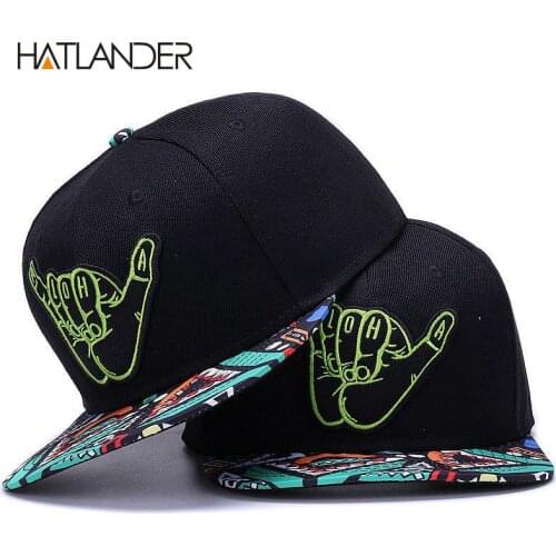 [HATLANDER]Brand Embroidery Retro baseball caps for men women bone snapbacks kenka black sports hats street art hip hop cap hat