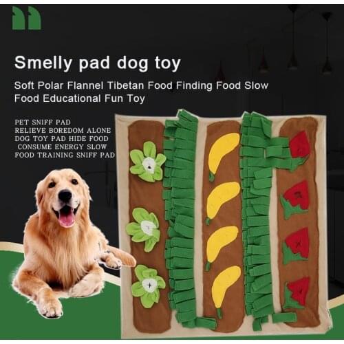 Slow Eating Intelligence Mat eaking Food Anti Choking Mat Sniffing Training Blanket for Puppy DogSupply