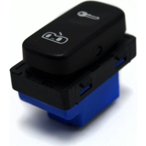 High Quality For Skoda Octavia Mk2 Yeti 2004-2013 Central Door Lock System Switch Button Black 1Z0 962 125A / 1ZD 962 125A