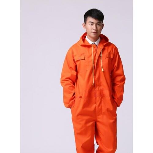 Auto repair Overalls Jumpsuit Spray paint Coveralls Plus size XXXXL Men Farm Hoodie