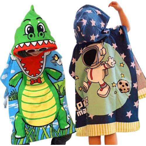 Terry Childrens Bathrobes Boys and Girls Pajamas Robe Children Bathrobe Soft Comfortable Kids Baby Cute Homewear Clothes
