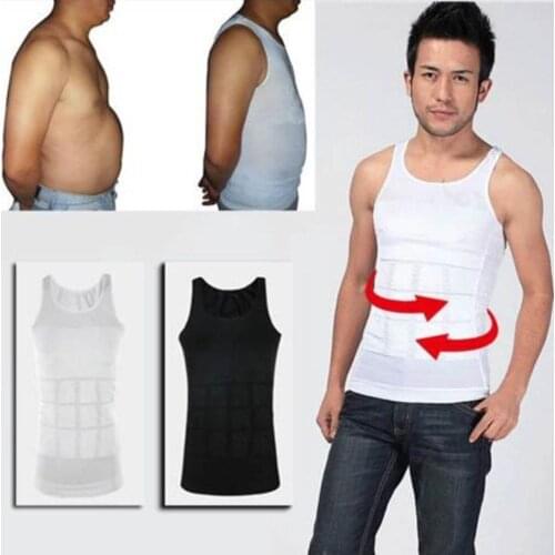 Men Corset Body Slimming Wraps Tummy Shaper Vest Belly Waist Girdle Shapewear Underwear Weight Loss Product