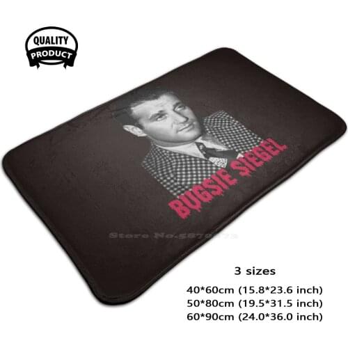 Bugsie Siegel By 2020 3D Soft Non-Slip Mat Rug Carpet Foot Pad Gangsters Bugsie Siegel Vintage Design True Crime Maffia