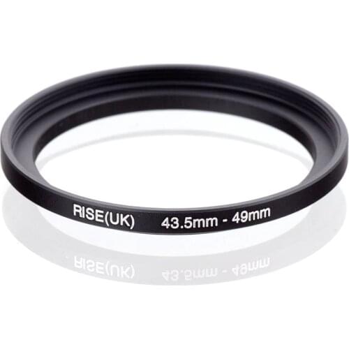 Original RISE(UK) 43.5mm-49mm 43.5-49mm 43.5 to 49 Step Up Ring Filter Adapter black