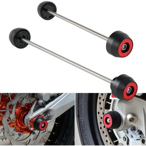 Motorbike Front Rear Anti Crash Axle Slider Protector For Triumph Daytona 675 675R 2013-2017 2016 2015 2014 Street Triple R RX
