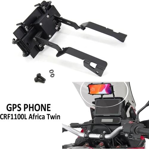 Motorcycle Front Phone Stand Holder Smartphone Phone GPS Navigaton Plate Bracket For HONDA CRF1100L Africa Twin CRF 1100 L 2020