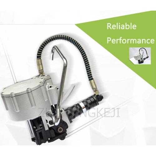 Pneumatic Steel Belt Strapping Machine Tools Iron Sheet Baler Fully Automatic Metal Logistics Factory Industry Packing Equipment