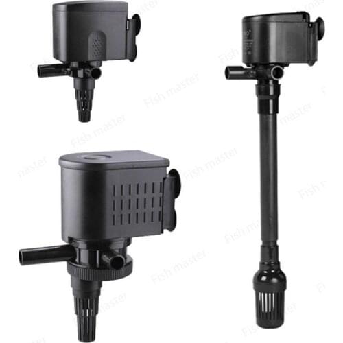 3 in 1 Portable Aquarium Internal Filter Multi-Functional Water Pump Fish Tank Filter Fish Tank Submersible Pump