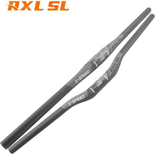 Handlebar MTB Carbon Handlebars Mountain Bike RXL SL Bicycle Handlebar 31.8mm Black 3K Matte Mountain Bike Handlebars