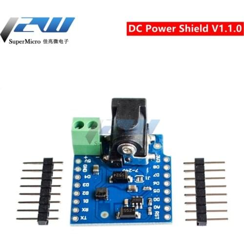 DC Power Shield V1.1.0 for LOLIN (WEMOS) D1 mini