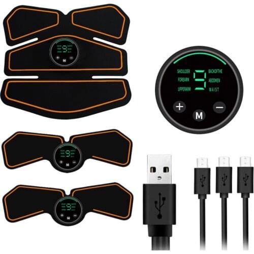 EMS Muscle Stimulation Abdominal Stimulator Body Slimming Massager Weight Loss Stickers Electroestimulador Muscular Fitness Belt