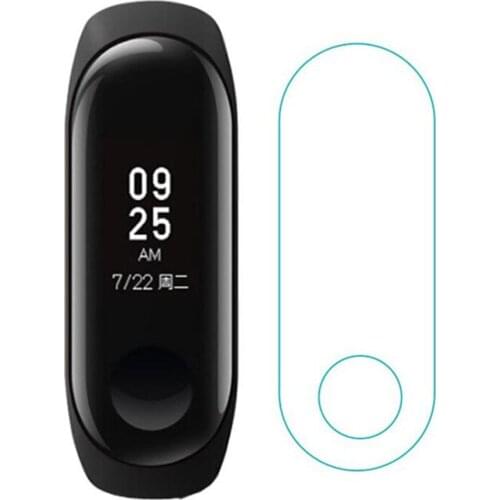 Screen Protector Film For Xiaomi Mi Band 3 Smart Wristband Bracelet half Cover Protective Films Not Tempered Glass new