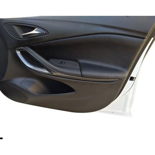 Protective Door Interior Trim Microfibre Leather Decorated Cover For Buick Verano Hatchback Sedan CAB039