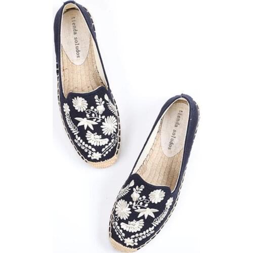 Direct Selling Limited Hemp Round Toe Casual Rubber Cotton Fabric Lolita Pumps Platform Shoes zapatos mujer tacon