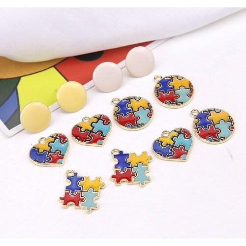 10pcs Korean Trendy Stitching heart shape cute Earrings korean style elegant fashion Round Stud Earrings girls jewelry materials