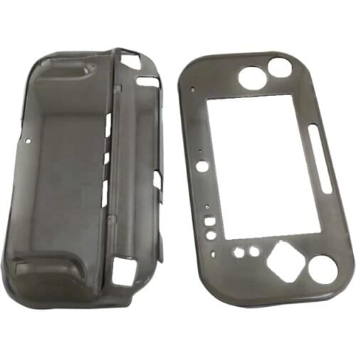 10 pcs a lot Plastic Clear Crystal Protective Shell Skin Case Cover For W-i-i U game pad&Games Dropship