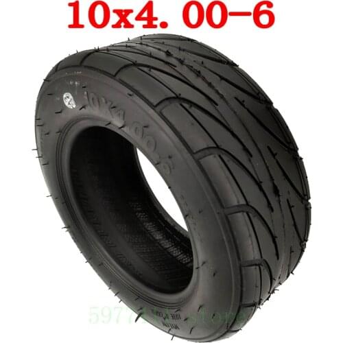 10X4.00-6 Tire Tubeless Vacuum Tyre for Electric Balancing Car Scooter 10*4.00-6 Thick Rubber Tyre for Mini Motorcycle