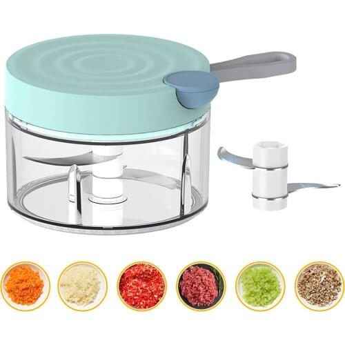 180ml Mini Manual Garlic Masher Sturdy Press Mincer Fruit Vegetable Onion Chili Meat Grinder Food Chopper Kitchen Tools