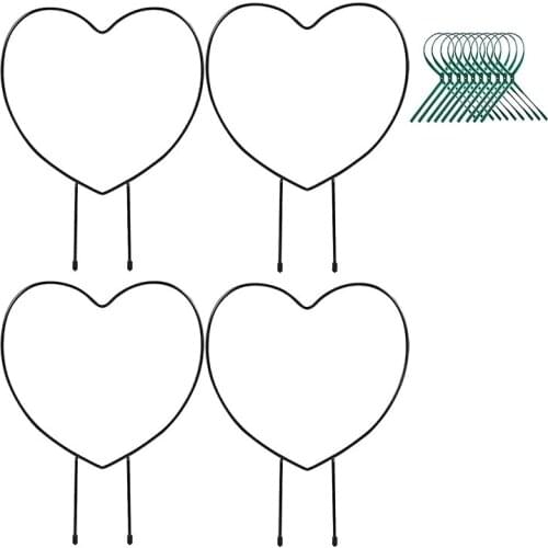 4 Pcs Metal Plant Trellis Frame for Climbing Plants,Vine Support,Plant Climbing Bracket for Potted Plants and Flowers