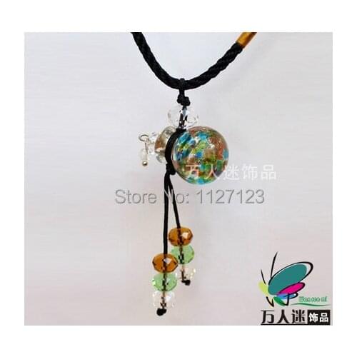Free shipping!!3pcsHandmade Aromatherapy Necklace Diffuser Pendant(colours),Essential Oil Vial Pendants,perfume bottle necklace
