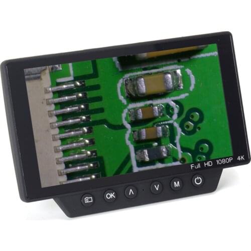 HAYEAR 16MP HDMI Digital Microscope Camera with 5" LCD Screen USB WIFI Electronic Industrial Soldering Microscope For THT Repair