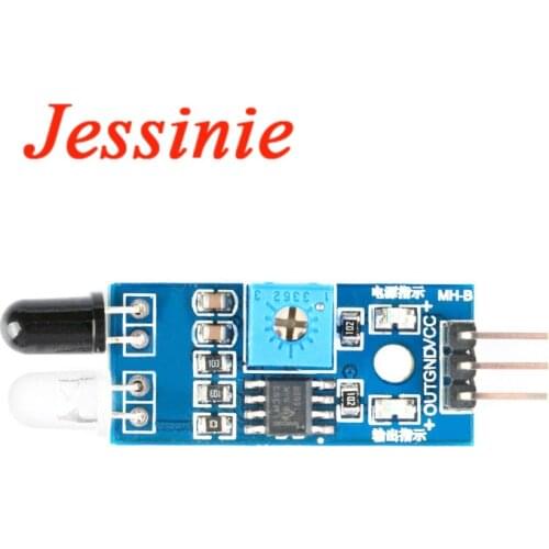 IR Infrared Obstacle Avoidance Sensor Module for Arduino Smart Car Robot Reflective Photoelectric Electronic DIY PCB Board