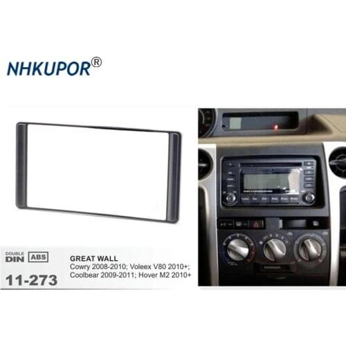 11-273 Top Quality Installation Surround Fascia Trim CD Dash Kit for GREAT WALL Cowry Fascia Dash CD Trim Installation Frame Kit