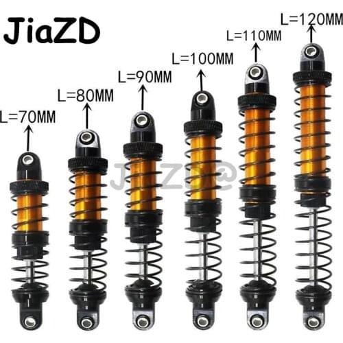 Metal 70mm 80mm 90mm 100mm 110mm 120mm Shock Absorber Oil Damper for 1/10 RC Crawler Car Axial SCX10 90046 AXI03007 TRX4 TRX6 Y5