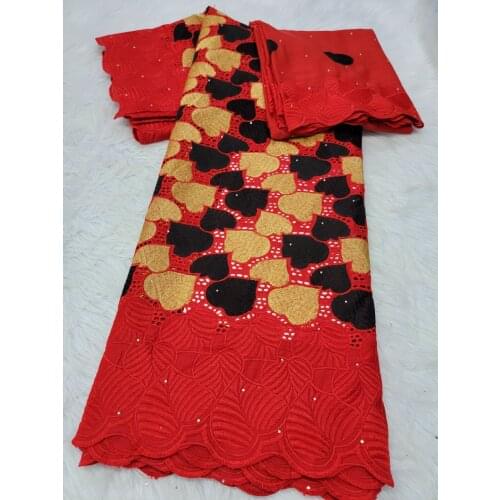 Latest Design Swiss Voile Lace In Switzerland High Quality Cotton 5yards Nigerian Dry Lace Fabric African French Voile Lace