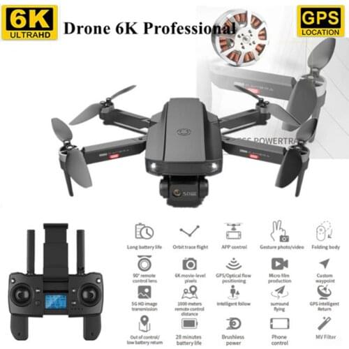 New HJ188 Drone With Camera 6K GPS Professional HD Recording 5G FPV Brushless Foldable Long Distance Quadcopter