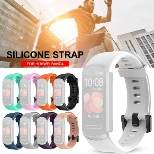Soft Sports Silicone Strap Replacement Wrist Band For Huawei 4 Smart Watch Band Wristband Replacement Smart Watch Bracelet