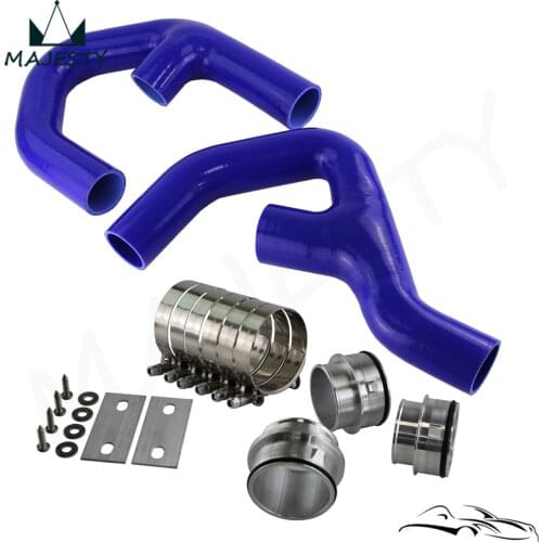 SILICONE INTERCOOLER HOSE BLUE +fittings fits for VW GOLF MK5 MKV GTI 2.0 FSi T 06-09