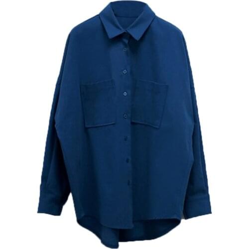 Streetwear Lady Korean Style Top Women Autumn Long Sleeve Blouse Shirts Vintage Loose Female Casual