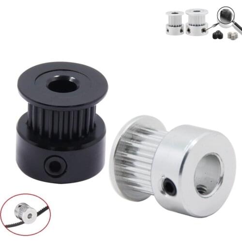 MEGA 8PCS 4PCS GT2 Timing Pulley 20 Teeth 16 Tooth Wheel Bore 5mm 8mm 3D Printer Parts Gear Teeth For Width 6mm Timing Belt