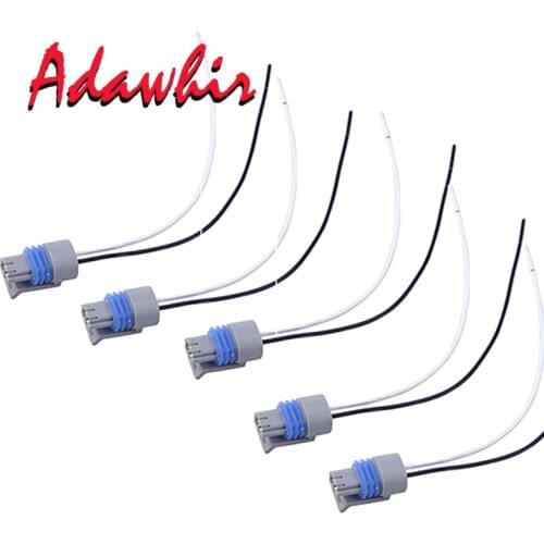 1 PC / 5PCS IAT Intake Air Temperature Sensor Connector Pigtail Fit For G-M Chevrolet G-MC PT2301 25036751,25037225,25037334