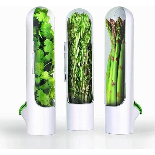 1pcs Vanilla Keep-Fresh Cup Vegetable Preservation Bottle Kitchen Storage Cup fresh-keeping box refrigerator fresh-keeping box