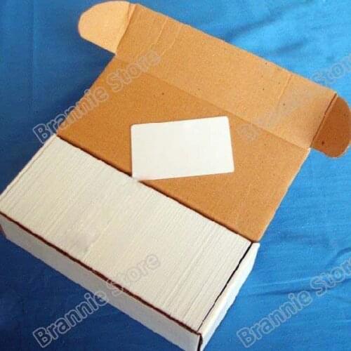 100pcs/lot 125khz rfid EM proximity ID smart card TK4100 chip card for access control with serial number free shipping
