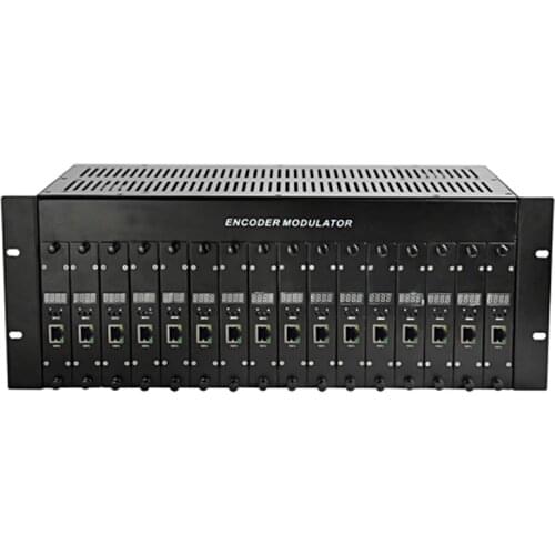 16 IN 1 DVB-T Modulator Headend System 16 routs 1080P HD HDMI input 1 RF output