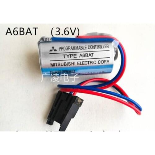50pcs Original NEW ER17330V 3.6V PLC Battery Servo A6BAT PLC Battery
