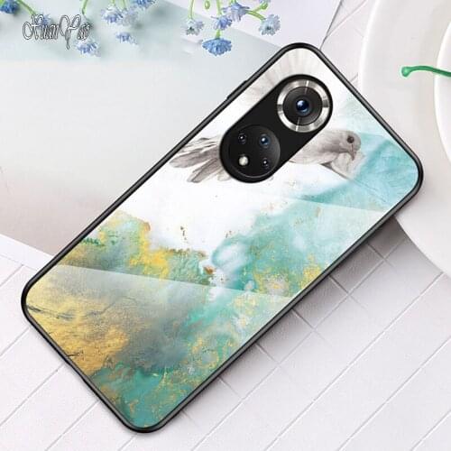 For Huawei P9 P10 P20 Plus Case XUANYAO Original Slim Tempered Glass Coque For Huawei P30 P40 Lite Case Hard Back Cover P50 Pro