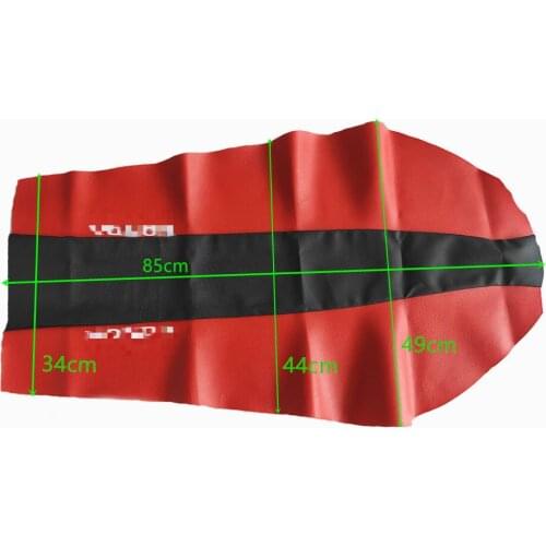 Dirt Motorcycle Red PU Leather Seat Cushion Water Proof Seat Cover for Honda XR250 XR400 CRM250 CRF250 AX-1 250 CRF CRM XR