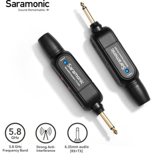 Saramonic Blink800 B1-B3 5.8GHz Digital durable metal wireless system for DSLRs mirrorless cameras camcorders recorders