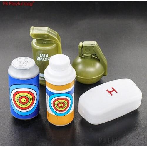 Playful bag Eat chicken five piece set CS game childrens toy boys birthday gift CS sport Cosplay toy model QI66