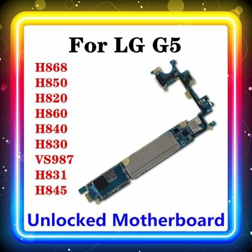 For LG G5 H850 Motherboard H868 H820 H860 H840 H830 VS987 H831 H845 Tested With Chips Mainboard Original Replaced Logic Board