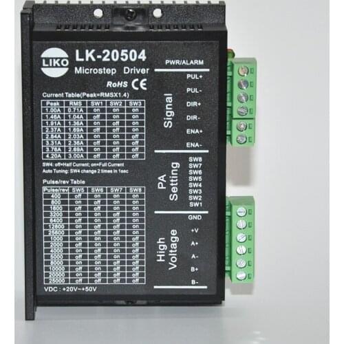 DSP Driver LK-20504 Spot 42,57,86 Two-Phase Stepping Motor Drive